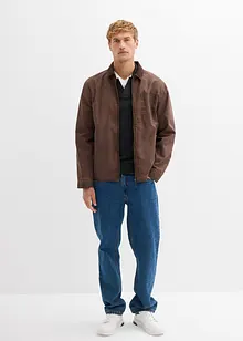 Fijn gebreide trui met katoen, bonprix