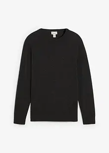 Fijn gebreide trui met katoen, bonprix