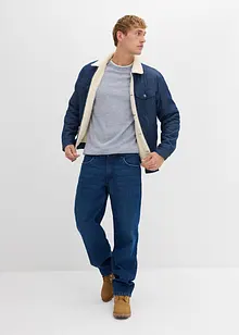 Fijn gebreide trui met katoen, bonprix