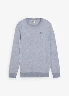 Fijn gebreide trui met katoen, bonprix