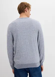 Fijn gebreide trui met katoen, bonprix