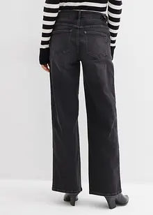 Wide leg jeans, mid waist, bonprix