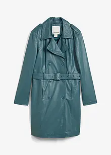 Lange leren jas, bonprix