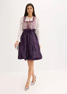 Dirndl met schort met borduursel (2-dlg. set), bonprix