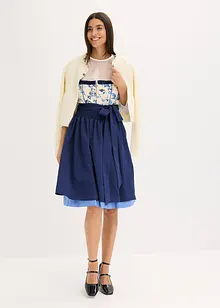 Dirndl met geborduurde schort (2-dlg. set), bonprix