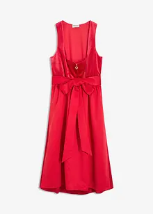 Midi dirndl met fluweel en schort (2-dlg. set), bonprix