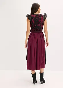 Dirndl met fluweel in midi lengte (2-dlg. set), bonprix