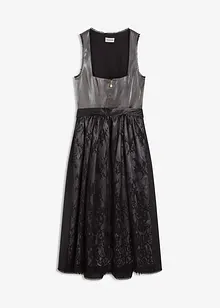 Dirndl met fluweel in midi lengte (2-dlg. set), bonprix