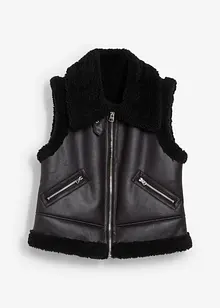 Imitatieleren bodywarmer, bonprix