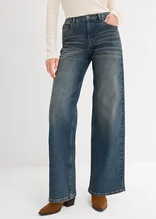 Wide leg jeans, high waist, bonprix