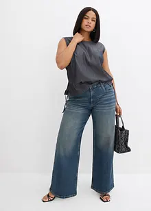 Wide leg jeans, high waist, bonprix