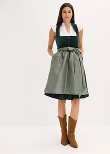 Dirndl blouse met opstaande kraag en ruches aan de mouwen, bonprix