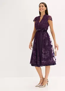 Dirndl met borduursel en fluwelen rok (2-dlg. set), bonprix