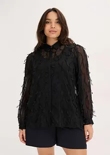 Blouse met franjes, bonprix