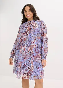 Chiffon tuniekjurk met een strik, bonprix