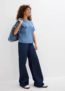 Oversized shirt van zwaar biologisch katoen, bonprix