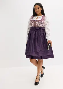 Dirndl met schort met borduursel (2-dlg. set), bonprix