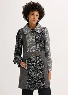 Korte jas met jacquard patroon, bonprix