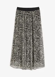 Rok van mesh jersey met elastische tailleband, bonprix