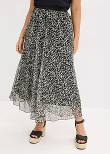 Rok van mesh jersey met elastische tailleband, bonprix