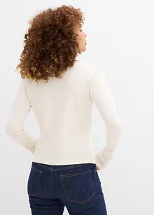 Geribd shirt met biologisch katoen, bonprix