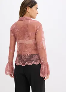 Blouse met kant, bonprix