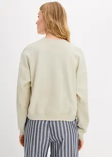 Oversized sweater van biologisch katoen, bonprix
