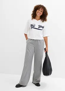 Oversized sweater in een zachte katoenmix, bonprix