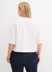 Oversized sweater in een zachte katoenmix, bonprix