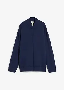 Oversized vest met zijde, bonprix