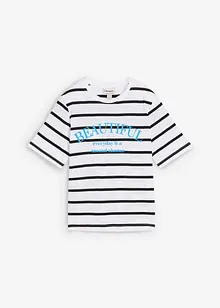 Gestreept T-shirt van puur katoen, bonprix