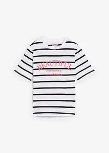 Gestreept T-shirt van puur katoen, bonprix