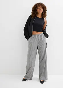 Aansluitende cropped top (set van 2), bonprix