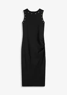 Midi jurk met studs, bonprix