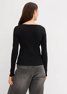 Geribd shirt van biologisch katoen, bonprix
