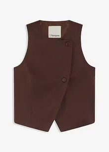 Bodywarmer met asymmetrische knoopsluiting, bonprix