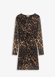 Mini jurk met plooitjes, bonprix