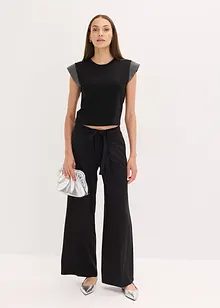 Shirt met schoudervullingen, bonprix