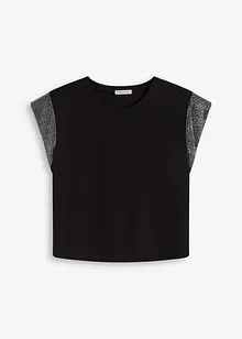 Shirt met schoudervullingen, bonprix