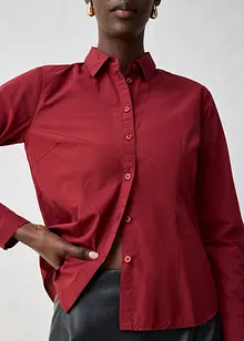 Overhemdblouse met zijde, bonprix