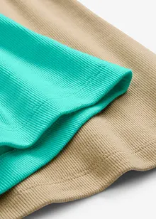 Tanktop met biologisch katoen (set van 2), bonprix