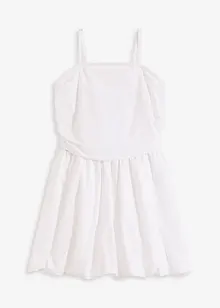 Strapless jurk van katoen, bonprix