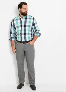 Regular fit twill broek van katoen, straight, bonprix