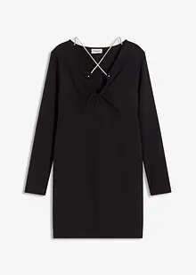 Mini jurk met glitters, bonprix