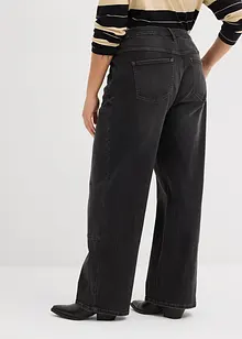 Wide leg jeans, mid waist, bonprix