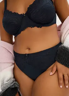 Maxi string met glanzend materiaal (set van 2), bonprix