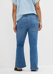 Flared jeans mid waist, bonprix