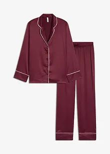 Geweven pyjama van satijn, bonprix