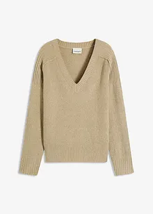 Trui met V-hals, bonprix