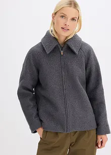 Bomber van zacht bouclé, bonprix